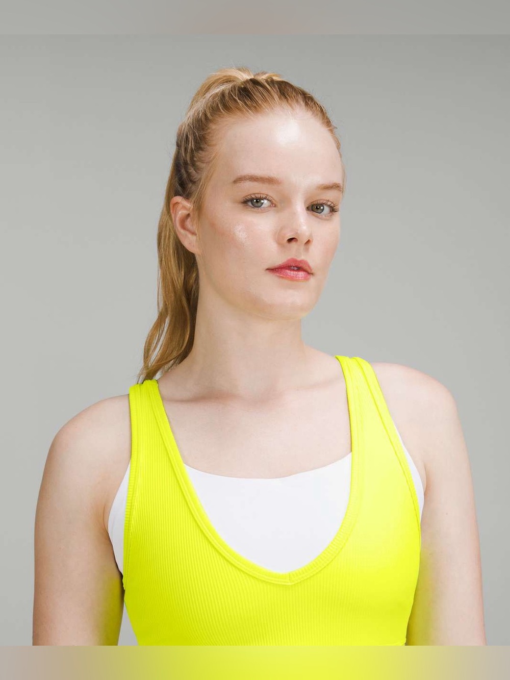 Lululemon Power Pivot Ribbed Tank Top
Highlight Yellow